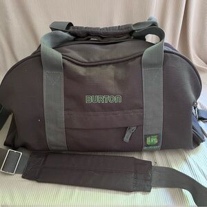 Burton Nylon Duffel Bag Carry On Gray 17 x 8 x 9